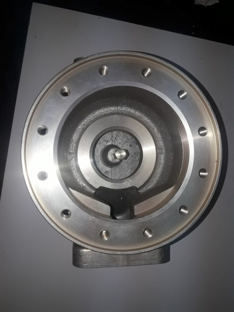 A circular metal product