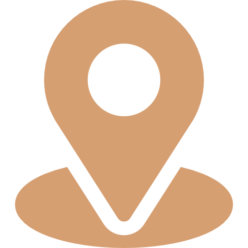 Location icon in brown