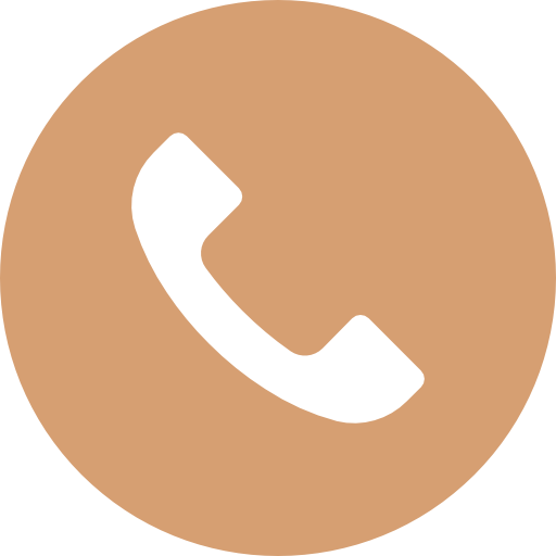 Phone icon in brown